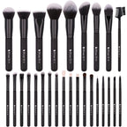 Professional Makeup Brushes Set 27Pcs Makeup Brush Set Premium Synthetic Kabuki Foundation Blending Face Powder Blush Concealers Eye Shadows Brushes